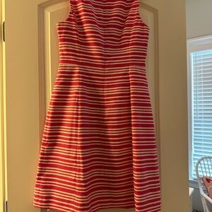 Tommy Hilfiger Red and White Striped Dress